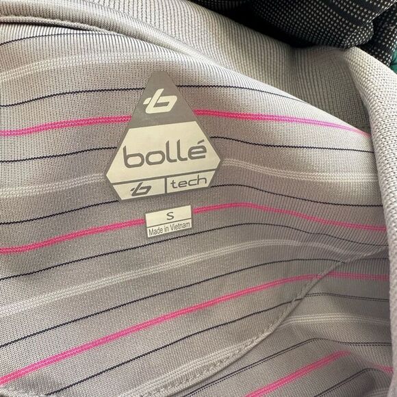 Bolle Striped Polo Shirt Women’s Short Sleeve V Neck‎ Golf Size Small - Picture 5 of 8
